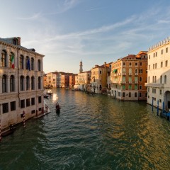 Coucher de soleil sur le Grand Canal