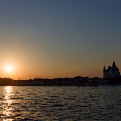 Coucher de soleil sur Venise