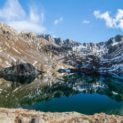 Le lac de Trecolpas (2 150 m)