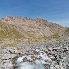 Le torrent du Petit Tabuc au sortir des lacs