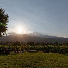 Coucher de soleil sur l’Etna
