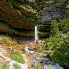 Cascade supérieure de Pericnik(15 m)